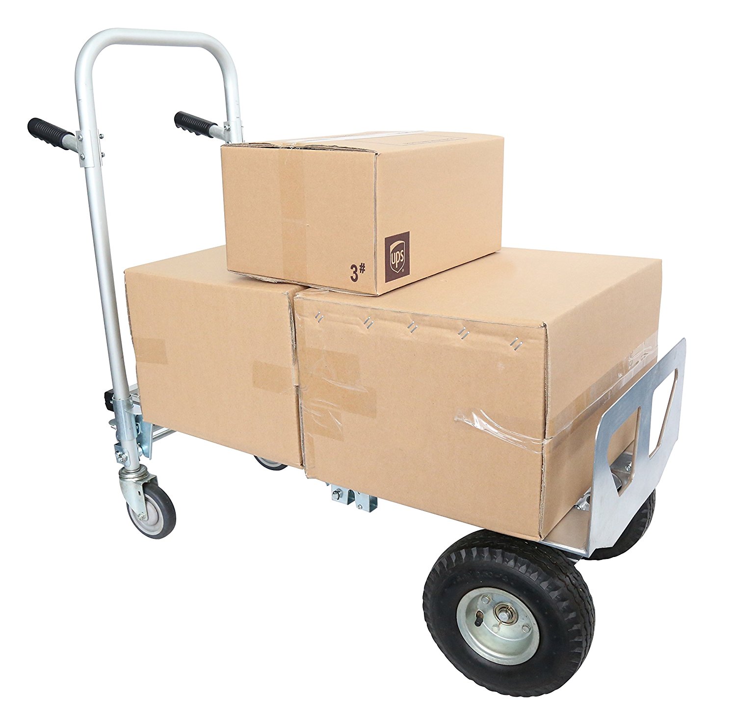 Multi Purpose 2+2 Wheel Trolley / Cart trolleys.lk